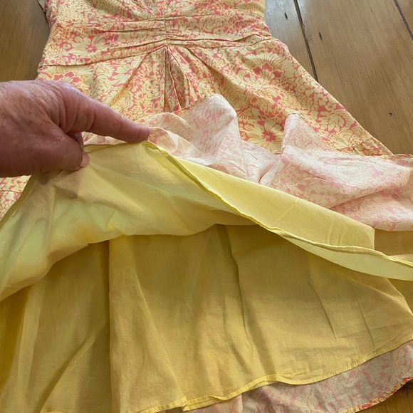 Derek Lam Collective Paisley Floral Flare Short Dress Size 40 medium - Picture 2 of 15